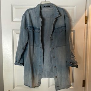 Denim oversized jacket